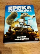 5 filmów DVD Epoka lodowcowa