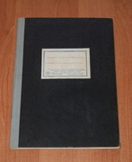 Stary duży zeszyt WZWP Wrocław PRL