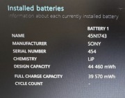 ORYGINALNA BATERIA LENOVO 45N1742 45N1743 do THINKPAD T560 T550