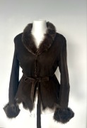 Kurtka z naturalnego lisa