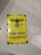 SYGNOWANY SZYLD  III RZESZA