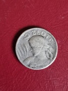 Polska, 2 złote 1925 Żniwiarka II RP, kobieta z kłosami