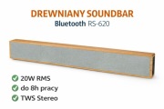 Drewniany Soundbar Bluetooth RS-620 – 20W RMS