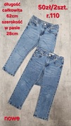 Spodnie jeansowe dla chłopców / bliźniaków - r. 110 / 2 szt.