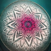 Mandala Szydełkowa 1m średnicy 