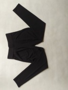 Czarne ocieplane spodnie Balloon fit Joggers 34/36
