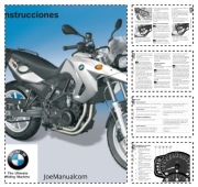 BMW F 650 GS Motorcycle Operators Manual Instrukcja obsługi