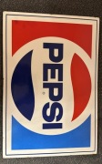 Emaliowany oryginalny szyld Pepsi - lata 70 - 80