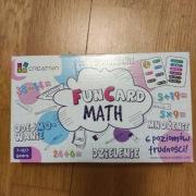FUN CARD MATH Dodawanie Odejmowanie Mnożenie CREATIVO Praca zbiorowa