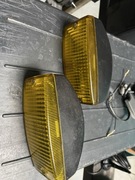 Żółte lampy przeciwmgielne retro 2 szt.