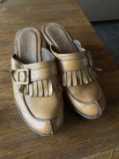 Klapki skórzane Ryłko 38