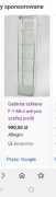 Wyprzedaż  gablota witryna szklana Ikea