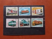 Znaczki Pocztowe, Seria -- Gwinea Bissau 1989r. -- Pociągi, Lokomotywy