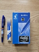 Długopis wymazywalny Frixion Pilot 0,7 Niebieski 12szt + wkłady + NARUTO