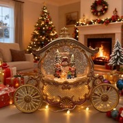 Świąteczna kareta kula śnieżna 