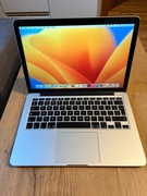 Macbook Pro 2013 Retina A1425, Core i5, 8GB DDR, 250 GB SSD,MacOS Ventura