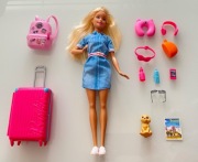 Barbie Dreamhouse Adven.Barbie w Podróży FWV25 BDB