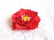 Piwonia, kamelia - kwiaty foamiran handmade.