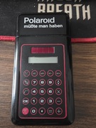 Kalkulator Polaroid "MuBte man haben" sprawny UNIKAT !!!