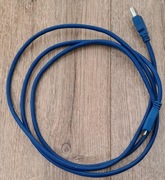 Kabel do ładowania łączenia dysku zewn USB 3.0, - Micro B (1,6 m niebieski)