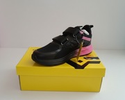 Buty sportowe Gelteo  nowe, czarno-różowe ombre, rozmiar 35