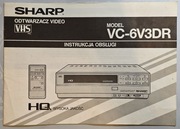SHARP VC-6V3DR instrukcja zestawu kina domowego PL/EN