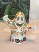 Lampion ceramiczny świecznik duch 14 cm ceramika Bolesławiec