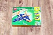 LEGO Creator 3 w 1 31126 Odrzutowiec naddźwiękowy