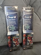 Nowe 4szt końcówki wkłady do szczoteczki oral-b pro kids 3+ spiderman