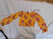 crop top h&m na długi rękaw