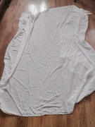 Firana z haftem kremowa