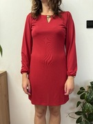 Sukienka z rękawami czerwona Oasis rozmiar 36 S