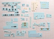 Kalkomanie - lotnictwo > skala 1/144