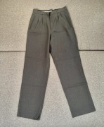 ELEGANCKIE SPODNIE GARNITUROWE KONIK | CZARNE | NA WZROST 175/180 | rozm 80