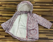 Kurtka dziewczęca z kapturem – rozmiar 80