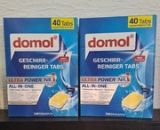 Tabletki do zmywarki all in one (wszystko w jednym) Domol 40 szt.x2