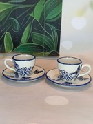 Filiżanka ceramiczna do espresso Bolesławiec zestaw ceramika Bolesławiec 