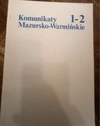 KOMUNIKATY MAZURSKO-WARMIŃSKIE NR 1-2 (191-2) 1991