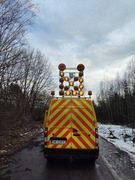 Strzała świetlna lampy ostrzegawcze koguty