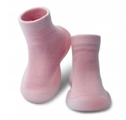 Różowe buciki niemowlęce DOOKEH 13,5 cm – antypoślizgowe kapcie M