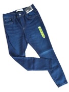 Spodnie jeansowe granatowe skinny średni stan Primark rozmiar L 40 NOWE