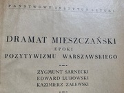 DRAMAT MIESZCZAŃSKI EPOKI POZYTYWIZMU WARSZA