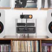 3 poziomowy akrylowy rack / stolik audio Fosi Audio + 4 metalowe stopy 