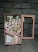 Prezent walentynki - Bukiet wiecznych róż, różowy