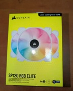Wentylator chłodzenie Corsair SP120 RGB ELITE 3-pack WHITE