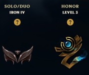 Konto lol IRON 4 *13%WR*