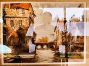 Litografia, francuska wioska.