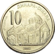 Serbia - 10 Dinarów 2003, mennicza