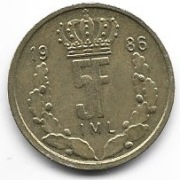 Luksemburg 5 fr.1986