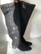 Buty nowe kozaki damskie oficerki czarne